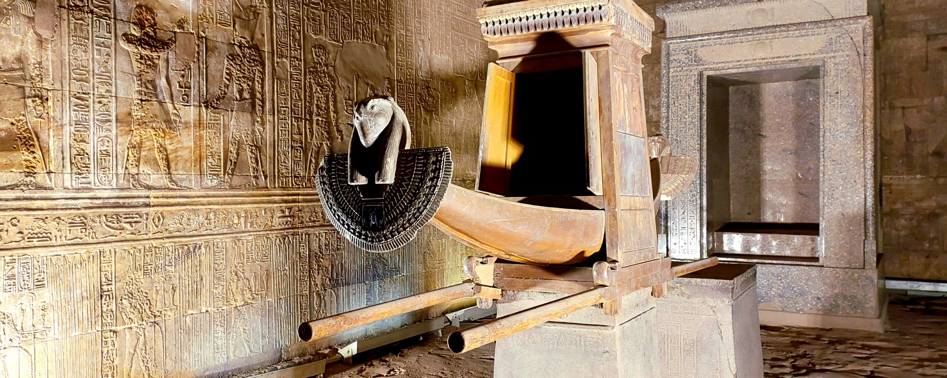 The Barque of Horus at Edfu Temple